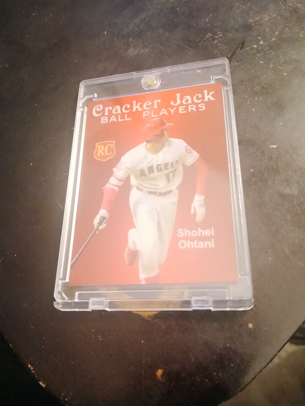 Cracker Jack Ball Shohei Ohtani  Rookie Baseball Card - Red